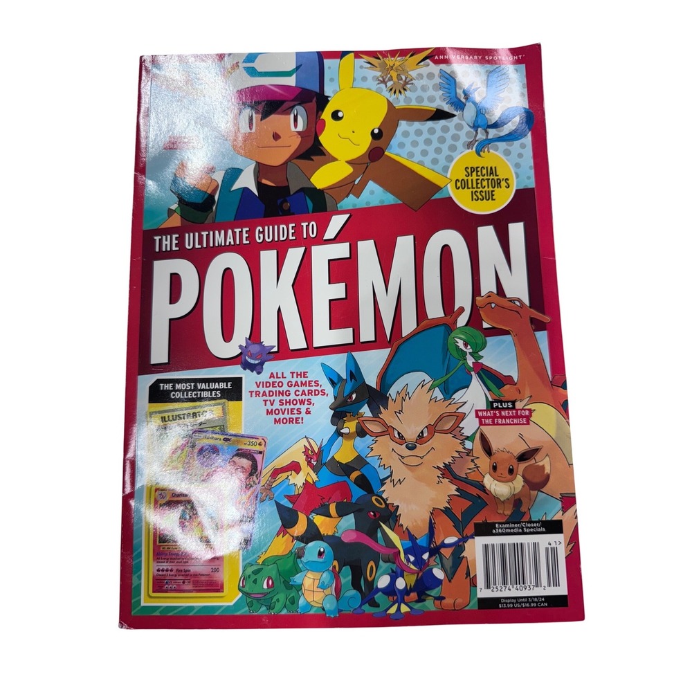 Pokemon The Ultimate Guide Anniversary Spotlight Special Collector's Issue